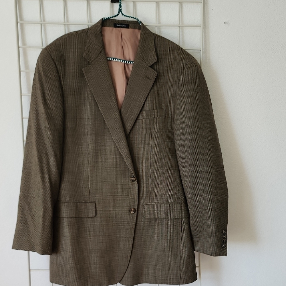 Chaps Men's Brown Blazer 44L